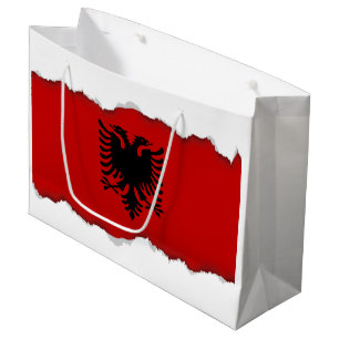 Flagga av Albanien