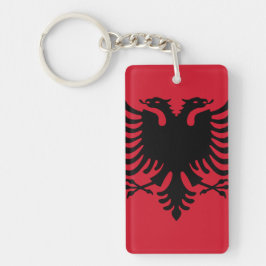 Flagga av Albanien Keychain