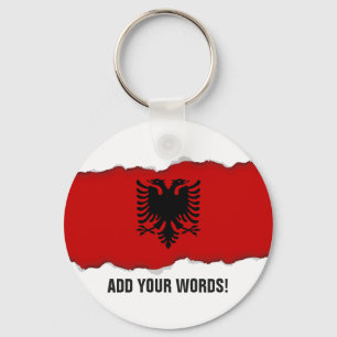Flagga av Albanien Nyckelring