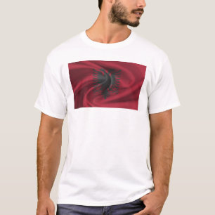 Flagga av Albanien T Shirt