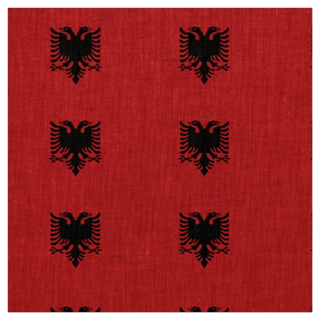Flagga av Albanien Tyg (Provkarta)
