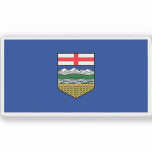 Flagga av Alberta Klistermärken