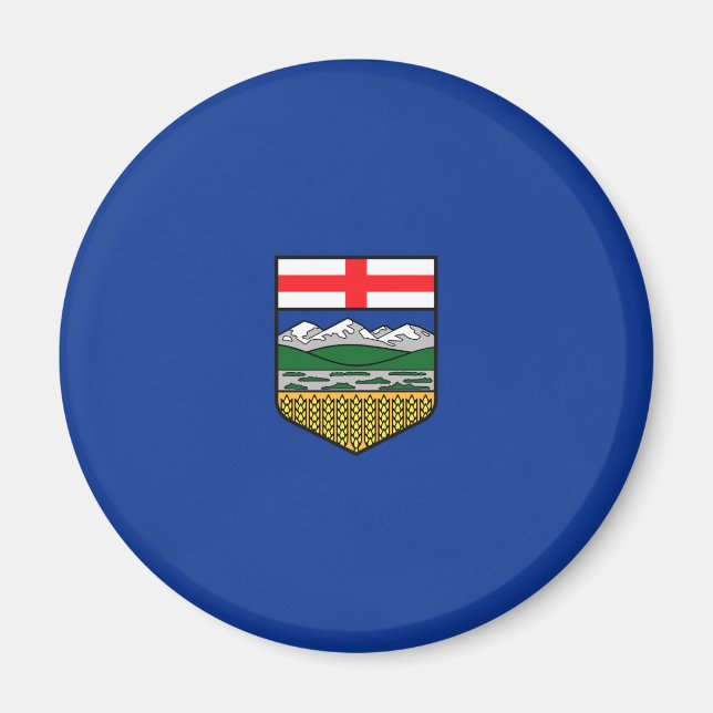 Flagga av Alberta Magnet (Framsidan)