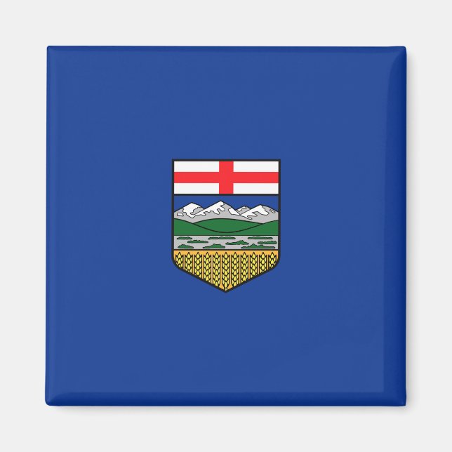 Flagga av Alberta Magnet (Framsidan)