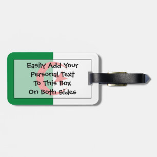 Flagga av Algeriet Easy ID Bagagebricka