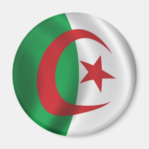 Flagga av Algeriet Magnet