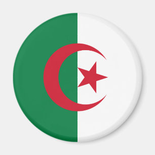 Flagga av Algeriet Magnet