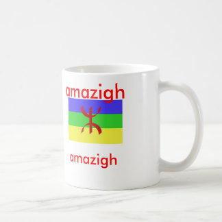 flagga av amazighfolk kaffemugg