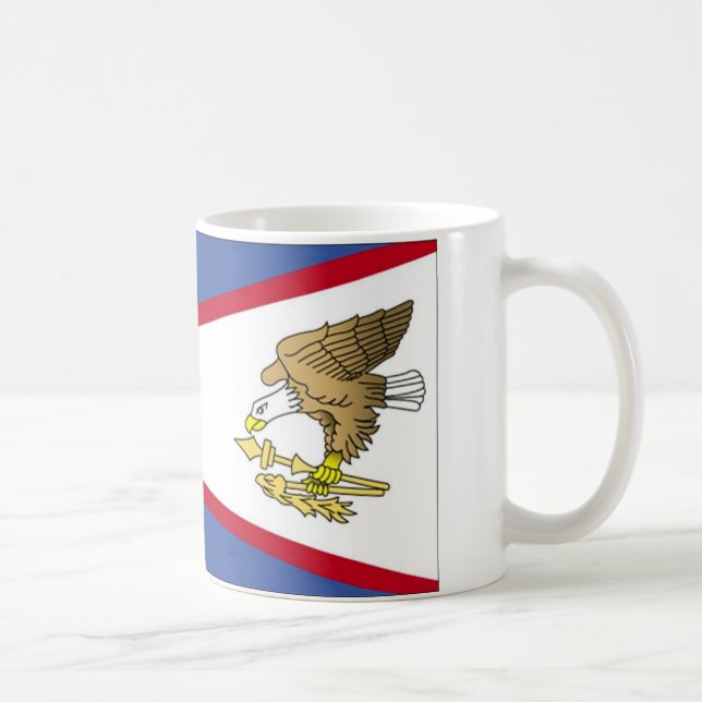 Flagga av American Samoa Kaffemugg (Höger)
