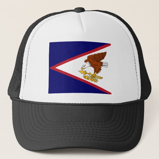 Flagga av American Samoa Truckerkeps (Framsida)