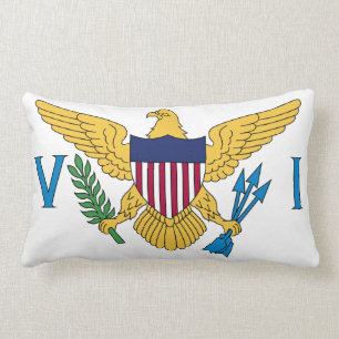 Flagga av Amerikanska Jungfruöarna Lumbarkudde