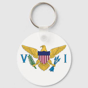 Flagga av Amerikanska Jungfruöarna Nyckelring