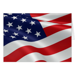 Flagga av Amerikas förenta stater OBS Kort