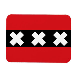 Flagga av Amsterdam Magnet