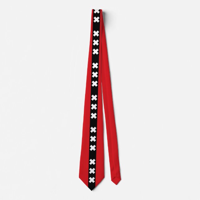 Flagga av Amsterdam, Nederländerna Slips (Framsida)