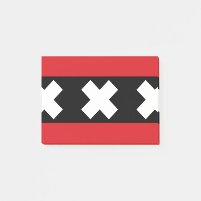 Flagga av Amsterdam Post-it Block (Framsida)