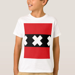 Flagga av Amsterdam T Shirt