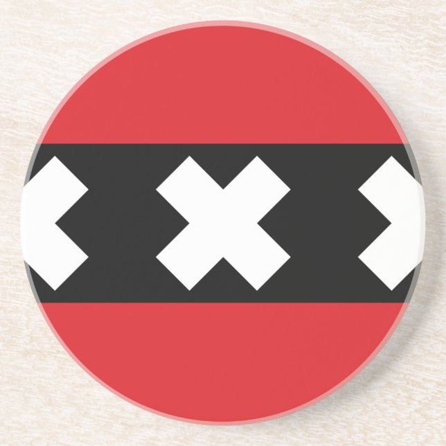 Flagga av Amsterdam Underlägg (Framsidan)