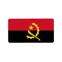 Flagga av Angolas etiketter