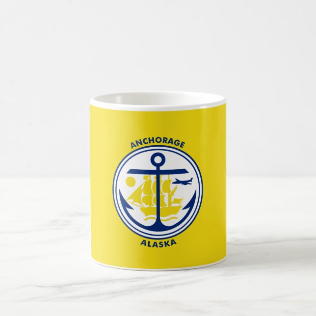 Flagga av ankarplats kaffemugg (Center)