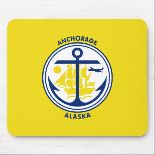 Flagga av ankarplats musmatta