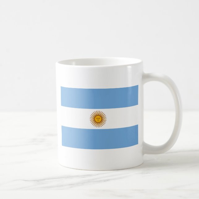 Flagga av Argentina - Bandera de Argentina Kaffemugg (Höger)