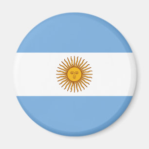 Flagga av Argentina - Bandera de Argentina Magnet