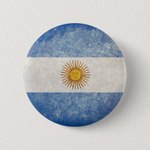 Flagga av Argentina Knapp
