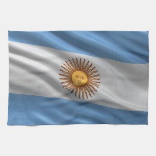 Flagga av Argentina Kökshandduk