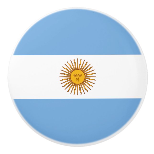 Flagga av argentinska keramiska knoppar (Framsidan)