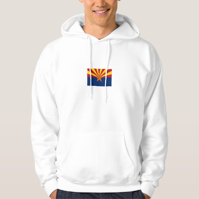 Flagga av Arizona Hoodie (Framsida)