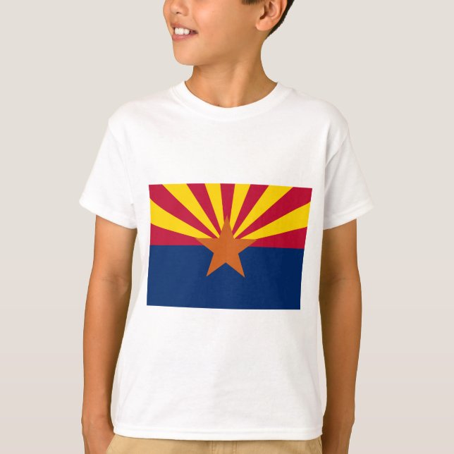 Flagga av Arizona T Shirt (Framsida)