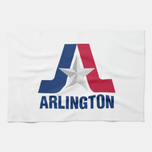 Flagga av Arlington, Texas Kitchen Towel Kökshandduk