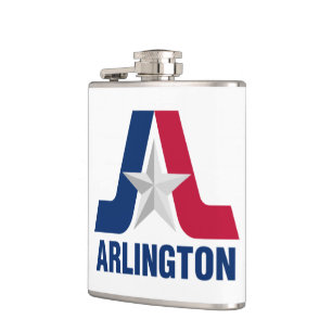 Flagga av Arlington, Texas-kolv Fickplunta