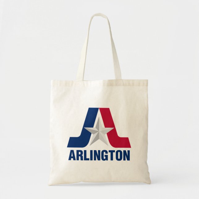 Flagga av Arlington, Texas Tote Bag Tygkasse (Framsidan)