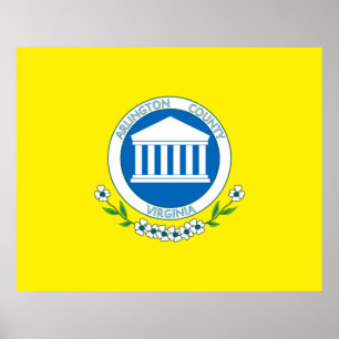 Flagga av Arlington (Virginia) Poster