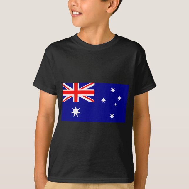Flagga av Australien - australiensisk flagga T Shirt (Framsida)