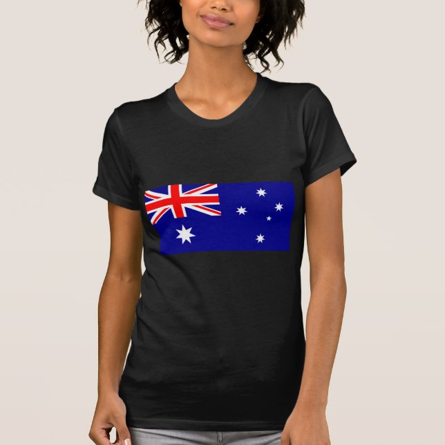 Flagga av Australien - australiensisk flagga T Shirt (Framsida)