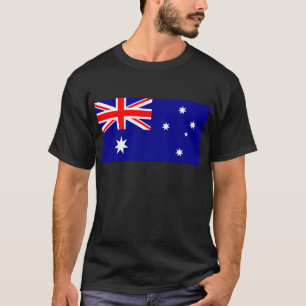 Flagga av Australien - australiensisk flagga T Shirt