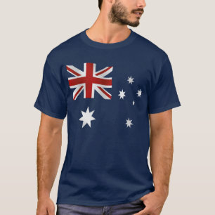 Flagga av Australien manar T-tröja Tee Shirt