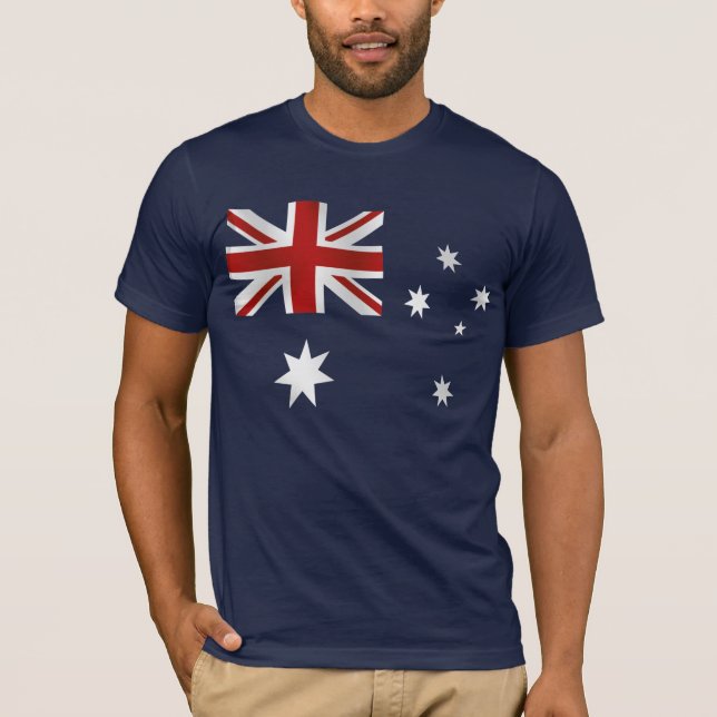 Flagga av Australien T Shirt (Framsida)