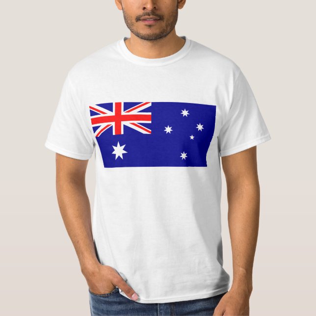 Flagga av Australien Tee Shirt (Framsida)