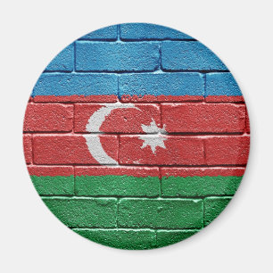 Flagga av Azerbajdzjan Magnet