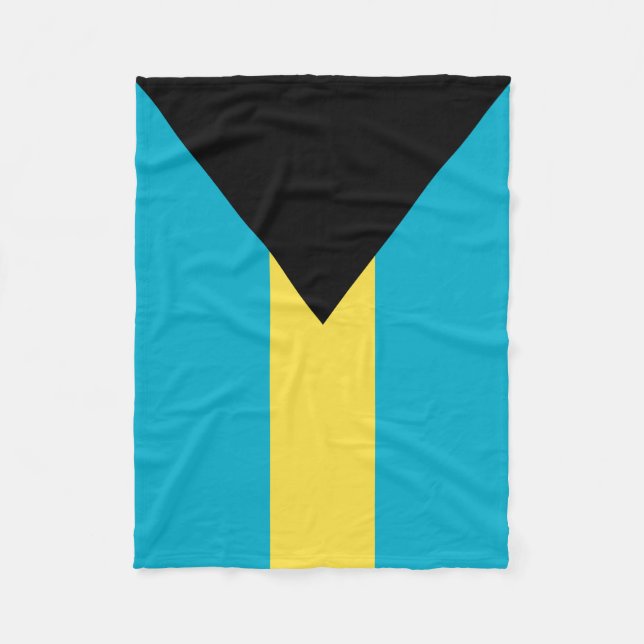 Flagga av Bahamas Fleecefilt (Framsidan)