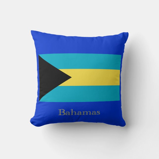 Flagga av Bahamas Kudde (Framsida)