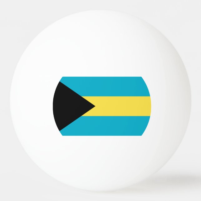Flagga av Bahamas Pingisboll (Baksidan)