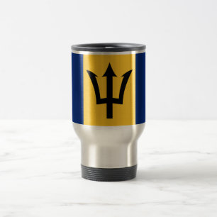 Flagga av Barbados reser/pendlaremuggen Resemugg
