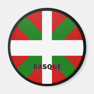 Flagga av baskisk roundel magnet