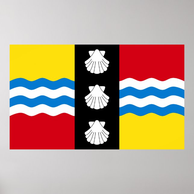 Flagga av Bedfordshire Poster (Framsidan)