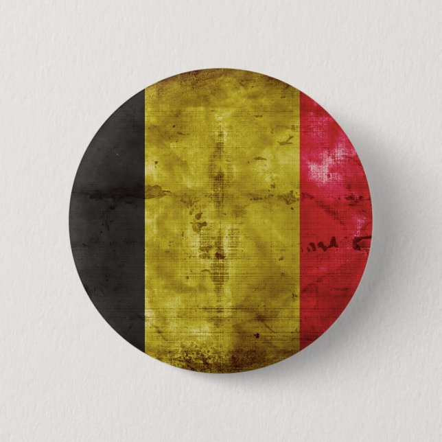 Flagga av Belgien Knapp (Framsida)